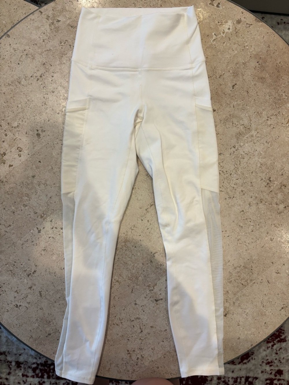 Fabletics PowerHold Leggings in Off-White